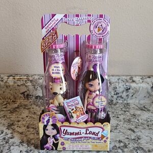 MGA Yummi-Land Ice Cream Pop Girls Rachel Raspberry Doll & Pet Set Purple 2007